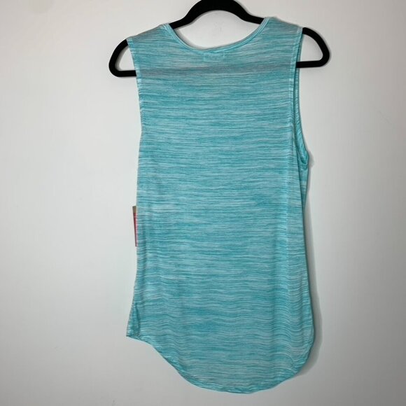 Ardene Women's Tank Top Space dye Sleeveless Blue Teal Size Medium - Picture 6 of 12